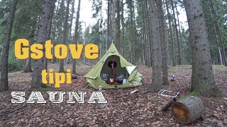 Gstove tipi sauna | Camping with a friend