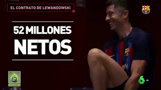 Lo que ganaría Lewandowski con el barca