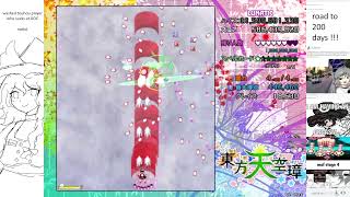 Beating a Touhou game until Th19.5/20 drops(Day 114)