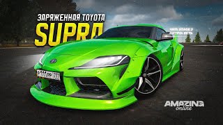 Я НИКОГДА НЕ МАТЕРЮСЬ НО... Отличная Toyota Supra A90 в Amazing Online RP CRMP