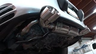 Porsche 996 Turbo Exhaust Install Done Easy!! Trying Out The MANZO System - Catless W/Sounds