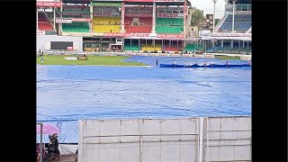 Live from Kanpur - why No team in stadium - ground conditions no good - Delayed start ?