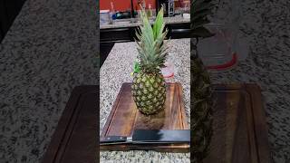 Cutting a Pineapple #shorts #foryou #preppingfruit #asmr