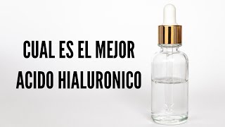 Cuál es el mejor Ácido Hialurónico | Universidad de COSMÉTICA NATURAL