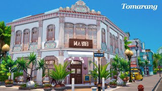 CHIC CAFÉ 🌴 Tomarang || The Sims 4: For Rent || Stop Motion (No CC)