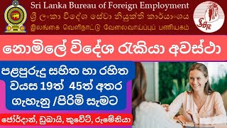 නොමිලේ විදේශ රැකියා අවස්ථා ජෝර්දාන්, ඩුබායි, කුවේට්, රුමේනියා සඳහා