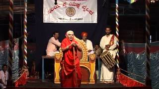 Yakshagana chithrapura kshethra mahathme Seetharam kateel as Ajji comedy talking with bhagavatharu