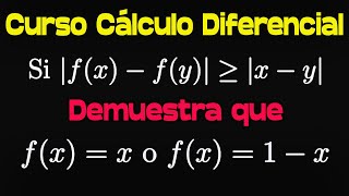 Problema sobre Funciones | Curso de Cálculo Diferencial