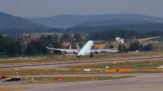 Beautiful Air Canada A330 take-off in Zurich