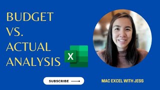 Budget vs Actual Spends Analysis on Mac Excel (Easy & Quick Tutorial)