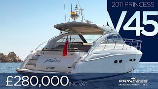 2011 Princess V45 'Vamos' | V-Hull Luxury Motor Yacht | FOR SALE in Denia, Spain