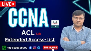 Extended Access-List ( ACL ) Configuration in Packet tracer || LAB || In Hindi