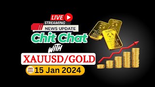 Live Chit-Chat with Gold/Xauusd | Live Intraday Trading Session | 15 Jan 2024 By FX Starz | #daily