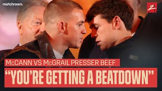 "You Are A Sausage!" Peter McGrail & Dennis McCann Bite At Usyk-Fury Presser