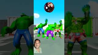 Random Team Hulk vs Team Venom Battle ground#shorts #hulk#gta