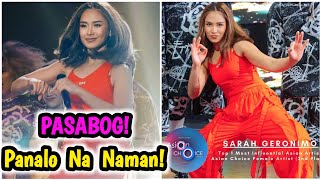 SARAH GERONIMO HAKOT AWARD SA ISANG INTERNATIONAL GIVING BODY! IYAK MGA BASHERS! | SARAH G NEWS PH