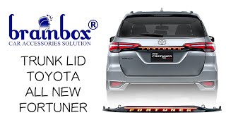 12221 Trunk Lid Toyota All New Fortuner Trunklid Lampu LED Belakang Bagasi