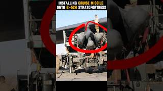 Massive Cruise Missiles are installed to B-52H Stratofortress Bomber #b52bomber #usaf #cruisemissile