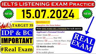 IELTS LISTENING PRACTICE TEST 2024 WITH ANSWERS | 15.07.2024