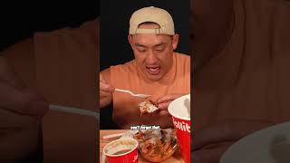 The perfect Jollibee bite - with kimchi