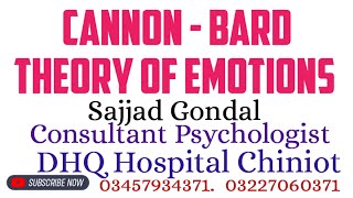 Cannon- Bard theory of emotion