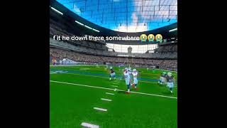 F IT HE DOWN THERE SOMEWHERE😭😭😭 NFL PRO ERA #football #gaming #gameplay #vr #video