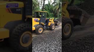 Heavy equipments || Liugong 836 dumping rocks ||#2021