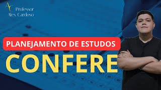 PLANEJAMENTO DE ESTUDOS - CONCURSO CONFERE-Conselho Federal dos Representantes Comerciais