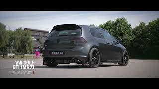 VW Golf GTI (Mk7) Quad Exit Performance Exhaust Sound - Resonated Turbo Back by Cobra Sport Exhausts