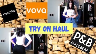 TRY ON HAUL SUPER SHOPPING! ho provato VOVA per la PRIMA VOLTA! Bershka,pull&bear...