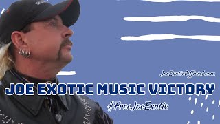 Joe Exotic statement about his music victory 4.23.24