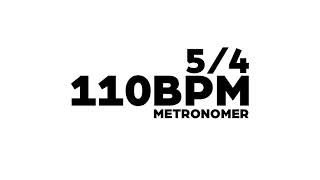 110 BPM Metronome 5/4