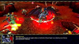 Warcraft 3 The Frozen Throne Alliance Campaign Curse Of The Blood Elves Interlude Illidan's Task