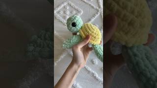 Crochet turtles!🐢🫧💦 #yarn #amigurumi #crochet #cute #song #music