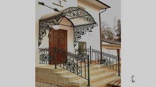 Modern Small Porch Design Ideas || Iron Porch Design