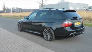 BMW 335i e91 500pk Exhaust sound (custom made)