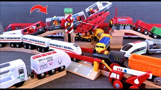 Rasender Zug | Züge Fahrzeuge Eisenbahn Schienen Spielzeug aus Holz für Kinder von Brio & Co