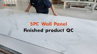 SPC Wall Panel Quality Control, Leading OEM Manufacturer - DECNO