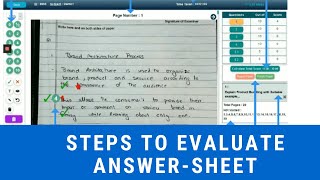 Steps to Evaluate Answer Sheet using Eklavvya OSM Onscreen Evaluation System | Eklavvya