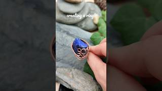 creating a wire wrap style ring!