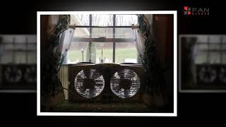 Holmes Dual 8 Inch Blade Twin Window Fan with LED One Touch Thermostat Control Review