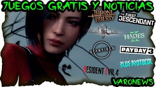 Noticias y juegos GRATIS: Blueprotocol, throne & liberty, Hades 2, New Arc Line, Ghostrunner 2 y más