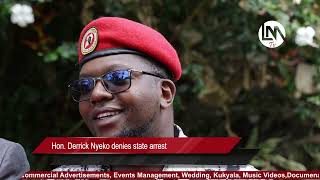 Hon  Derrick Nyeko denies state arrest says his still home with his family