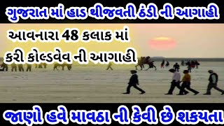 હવામાન વિભાગ દ્વારા ગુજરાત માં ઠંડી ની આગાહી : જનજાગૃતિ janjagruti