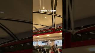 Detroit airport #fyi #travel #instagram #detroit #instagram #youtubeshorts #new