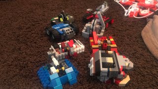 Cobalt vs red devil LEGO battlebots fight night hyper lash