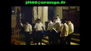 Choeur d'hommes Lous Eclatats de Ondres dans Aqueras Monthanas  Se canti