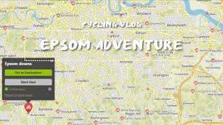 Random Destination Adventure Ride: Epsom Downs | Cycling Vlog