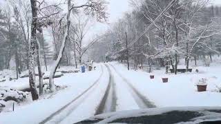 Driving in the snow