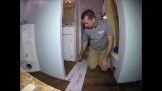 RV Vinyl peel and stick Floor install DIY